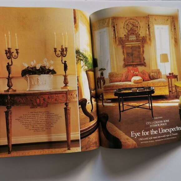 Winter 1987 City & Country Home Magazine Canadian Lifestyle Interior Design Arch - Picture 5 of 6